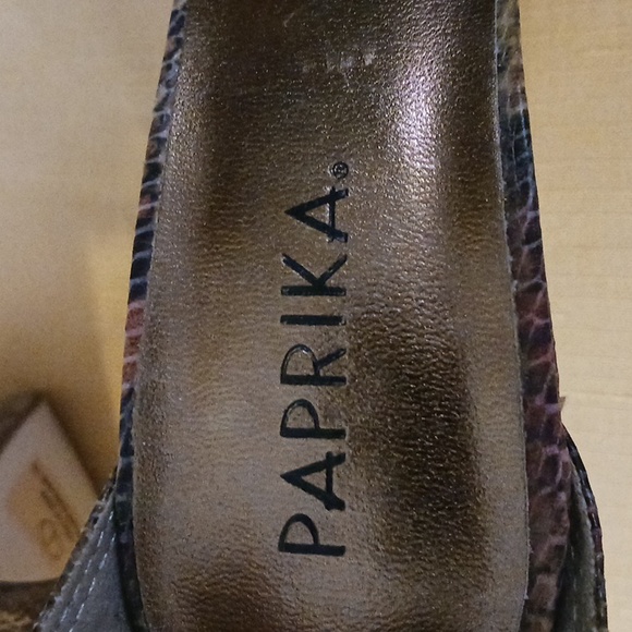 Womans  snake print platform heels size 7 - Picture 7 of 15